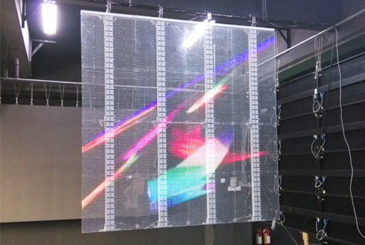 Porcellana L'esposizione di LED all'aperto di colore pieno della IMMERSIONE 346 di P20 1R1G1B ha condotto lo schermo trasparente fornitore
