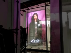 Film schermo a colori pieni P10 irradia rapidamente potenza massima 700w edificio di uffici