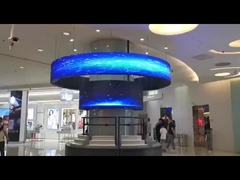 P3 Indoor Office Curved Flexible LED Screen con metodo di scansione 1/20 S Personalizzabile