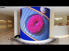 Autospezione schermo LED flessibile P4 Display LED a colori interni P4