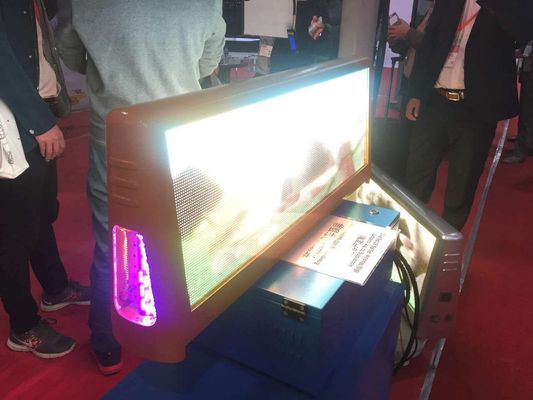 Il colore pieno all'aperto dell'esposizione di LED del taxi di pubblicità P5 SMD ha condotto lo schermo