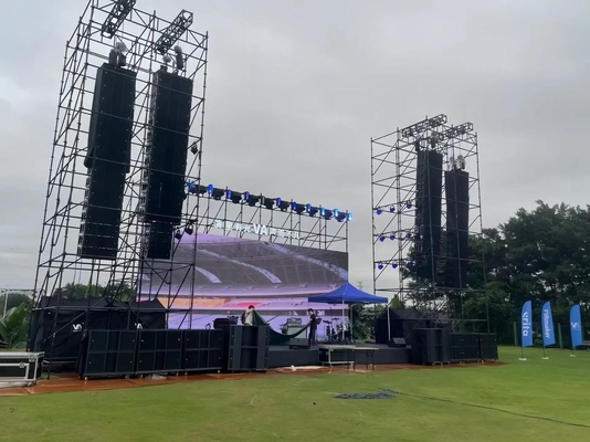 Splicing senza soluzione di continuità 3,91mm Pixel Pitch Outdoor LED Display per schermi a noleggio 560g