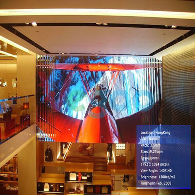 Esposizione di LED dell'interno di colore pieno di P4mm rotta 512mm×512mm×90mm resistenti