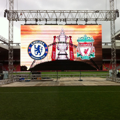 Display a LED a pixel pitch P4.81 a noleggio con armadi di alluminio a fusione a stampa ad alta precisione