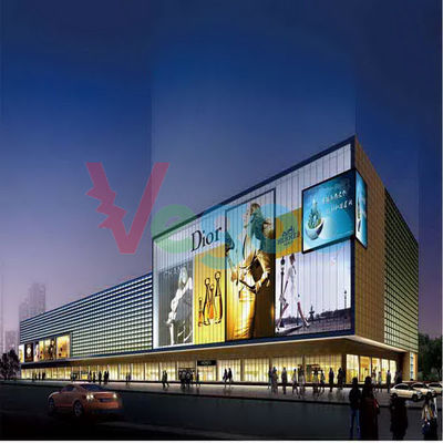 Renda incombustibile l'esposizione di LED all'aperto anti-UV di colore pieno P16 7500cd/㎡