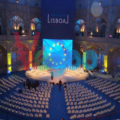 Esposizione di LED locativa di pubblicità commerciale P3.91 per i media/lo schermo mobili centro commerciale LED