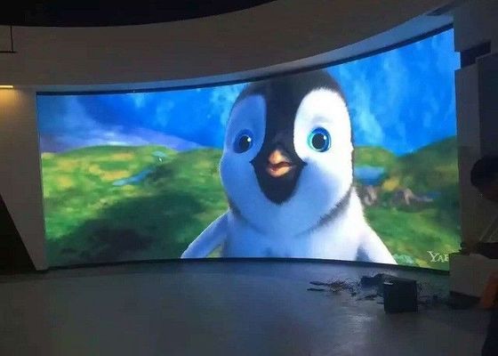 Esposizione di LED dell'interno flessibile di colore pieno dello schermo P4 di autoispezione LED P4