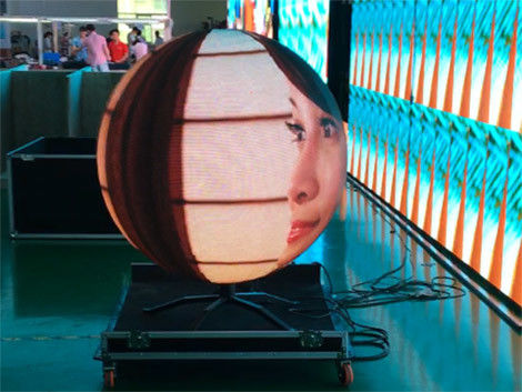 L'esposizione della palla principale sfera dell'interno di colore pieno di SMD P4 curva ha condotto il pannello