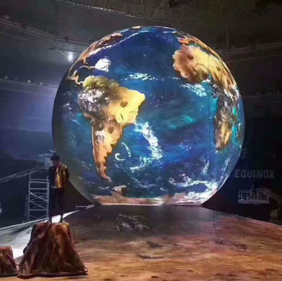 Il colore pieno dell'interno locativo dell'esposizione di LED della palla P4 HD ha condotto l'esposizione della sfera per l'evento
