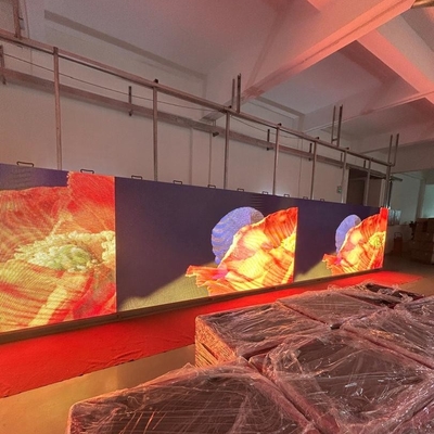 P4.8 all'aperto a LED a noleggio palcoscenico mobile night bar club per il divertimento