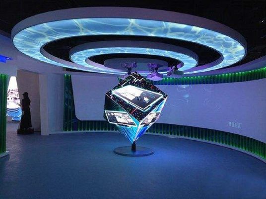 Esposizione principale colore pieno su misura del CUBO, modulo d'impionbatura senza cuciture 160mm*160mm dell'immagine