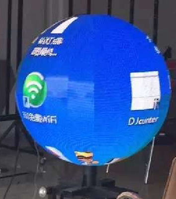 La palla ha condotto il passo del pixel dello schermo del globo dell'esposizione l'impionbatura senza cuciture di 3M da 4 millimetri del diametro