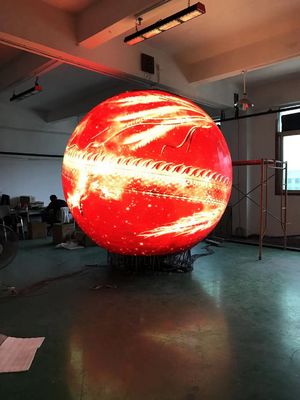 La palla ha condotto il passo del pixel dello schermo del globo dell'esposizione l'impionbatura senza cuciture di 3M da 4 millimetri del diametro