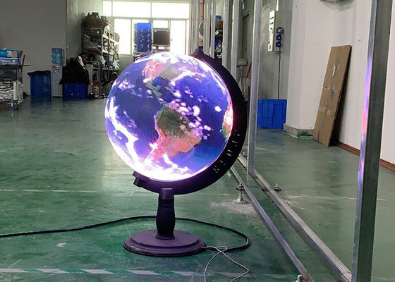 Contesto di alta risoluzione flessibile della fase di colore pieno dello schermo di visualizzazione della sfera della video esposizione della palla LED