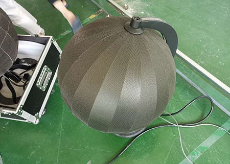 Alta definizione del LED della palla dello schermo P1.9 RGB di colore pieno SMD del diametro dell'interno flessibile del globo 0.5m