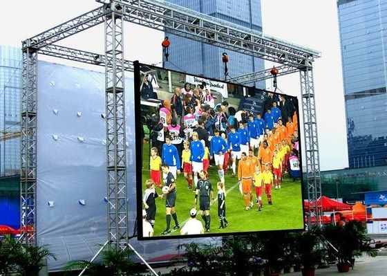 Schermo di visualizzazione principale impermeabile SMD di video colore pieno all'aperto locativo di P4.81 con l'alta definizione e l'alta luminosità