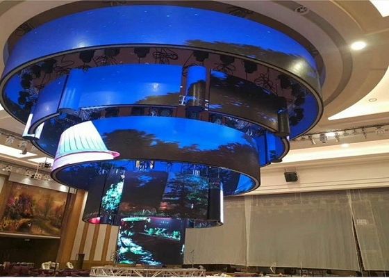 Schermo flessibile 256mmx128mm creativo dell'interno di 4mm LED