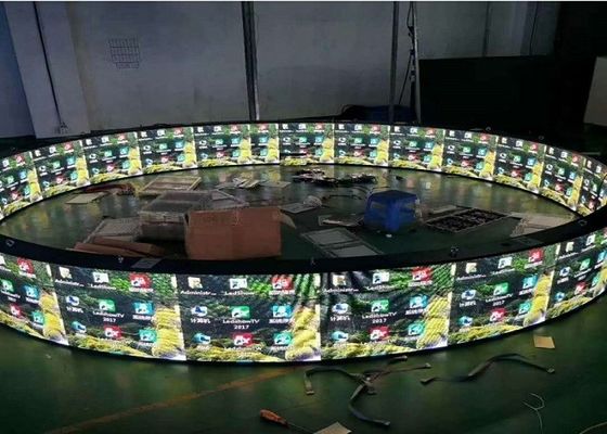 Schermo flessibile 256mmx128mm creativo dell'interno di 4mm LED