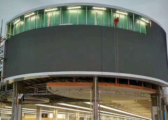 L'alta luminosità P10 IMMERGE l'esposizione di LED all'aperto di colore pieno 7500cd/㎡