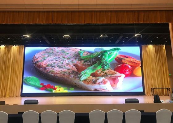 HD che annuncia esposizione di parete della fase di 3840Hz P1.25 LED la video