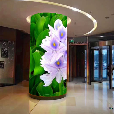 Parete flessibile dell'interno dell'esposizione di LED di P2.5 millimetro la video ha personalizzato l'esposizione creativa di stile libero di dimensione