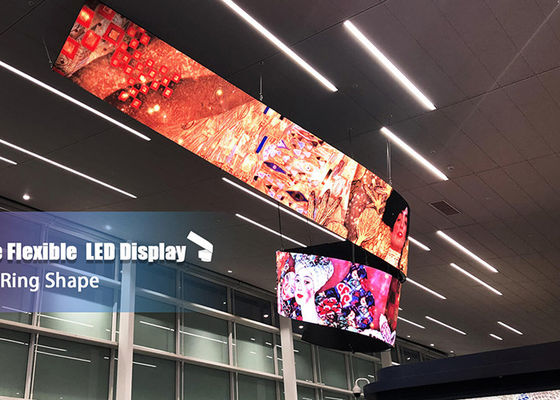 Schermo flessibile 256mmx128mm creativo dell'interno di 4mm LED
