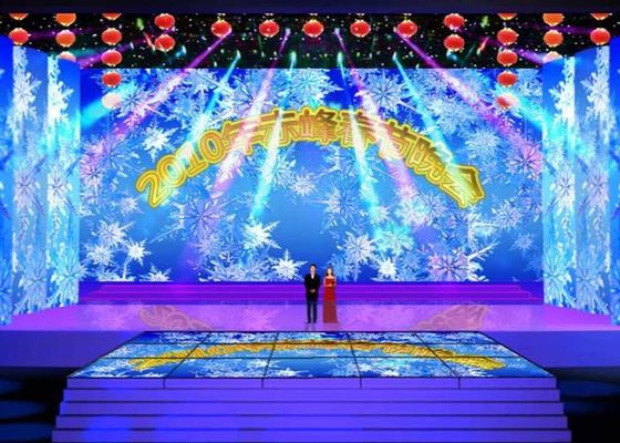 Esposizione di LED locativa dell'interno 800cd/㎡ del modulo 250mm×250mm