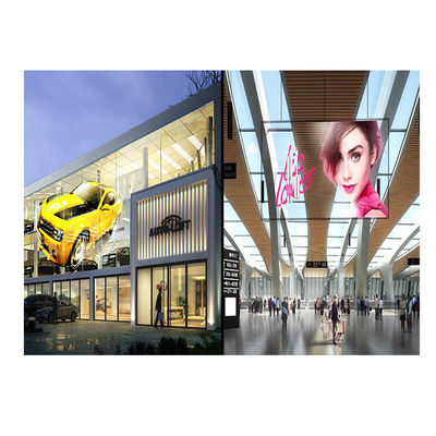 Schermo trasparente dell'interno di colore pieno P3.9 P5.2 1000X250mm LED