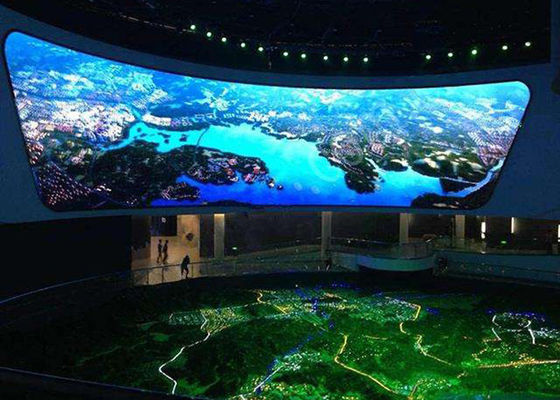 Esposizione di LED dell'interno bassa di colore pieno del consumo P1.923 400*300*60mm