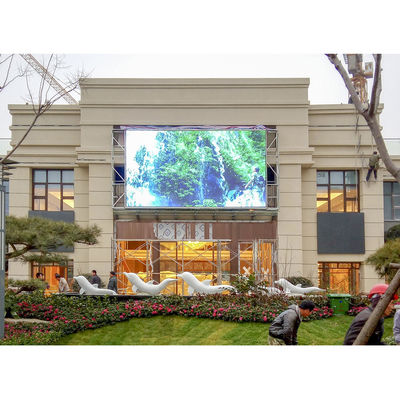 Parete fissa all'aperto fissa impermeabile di P10 320×160 LED video