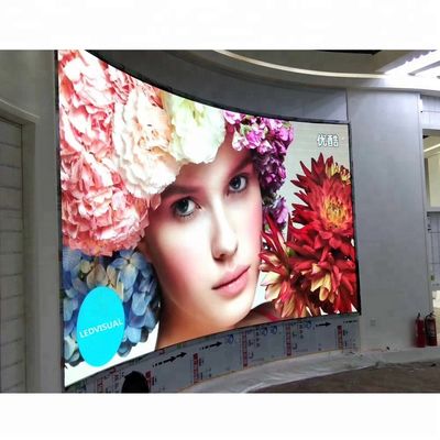 Schermo flessibile della tenda di colore pieno P2 P2.5 P3 P4 P5 LED video