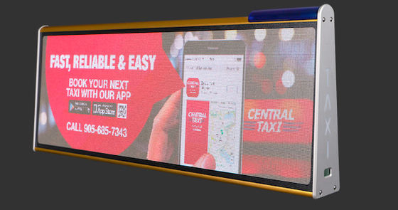 Esposizione di LED del taxi P2.5