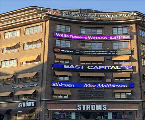 Cartellone pubblicitario a LED per la pubblicità OOH ad alta luminosità