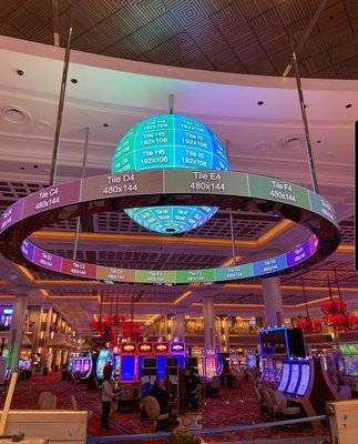 P1.95 Indoor Sphere LED Screen 800nits Qualità dello schermo HD Design delicato