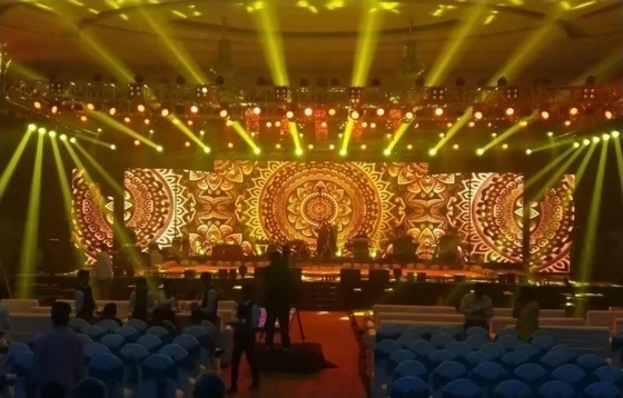 Eventi pubblici P2.976 Noleggio Staging LED Display con installazione rapida e alta luminosità