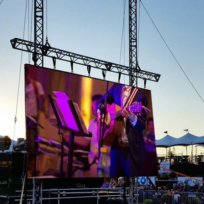 Alto luminosità P3.91 schermo a LED impermeabile per lo sfondo del palco in affitto in occasione di eventi pubblici