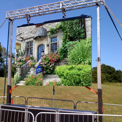 Display LED esterno P4.81 a configurazione rapida Ideale per la messa in scena e la trasmissione cinematografica OOH