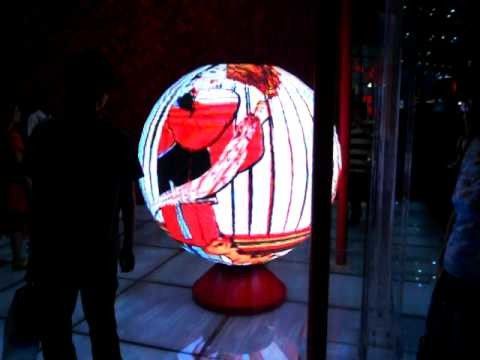 L'esposizione della palla principale sfera dell'interno di colore pieno di SMD P4 curva ha condotto il pannello
