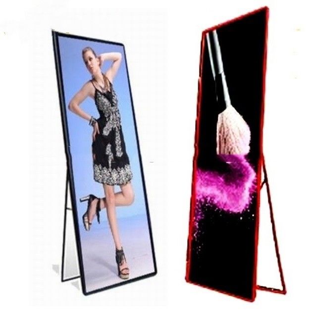 Contenitore leggero 320x160mm di colore pieno di LED dell'esposizione P2.5 di manifesto dell'interno mobile del supporto