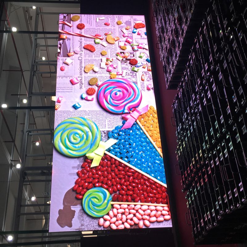 Il vedio dell'interno originale della parete di sdudio dell'esposizione di LED della fabbrica P2.5 TV mura il gabinetto 480x480mm dell'alluminio del modulo 320x160mm